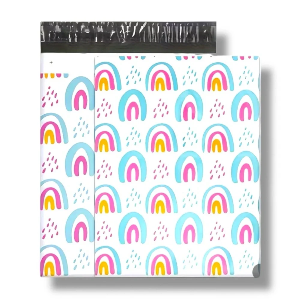 20 Polymailers 10” x 13” Rainbow
